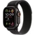 Apple Watch Ultra 2 49mm Black Titanium Case with Black Trail Loop - M/L