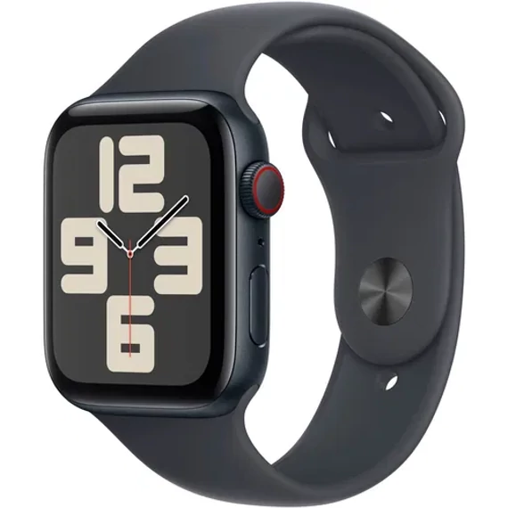 Apple Watch SE Cellular 44mm Midnight Aluminium Case with Midnight Sport Band - S/M